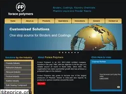 Sites similar to foracepolymers.net