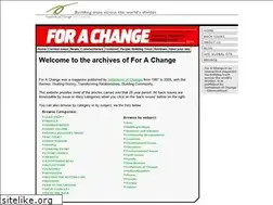 Sites similar to forachange.co.uk