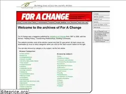 Sites similar to forachange.net