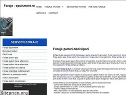 Sites similar to foraje-epuisment.ro