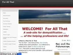 Sites similar to forallthat.com