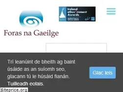 Sites similar to forasnagaeilge.ie