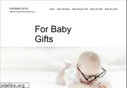 Sites similar to forbabygifts.com