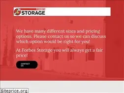 Sites similar to forbesstorage.net