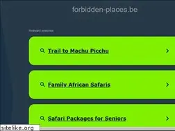 Sites similar to forbidden-places.be