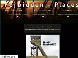 Sites similar to forbidden-places.net