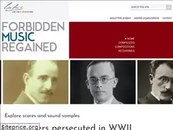Sites similar to forbiddenmusicregained.org