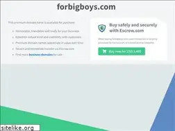 Sites similar to forbigboys.com