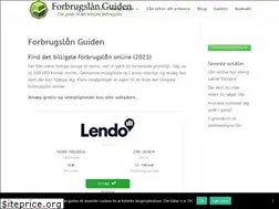 Sites similar to forbrugslan-guiden.dk