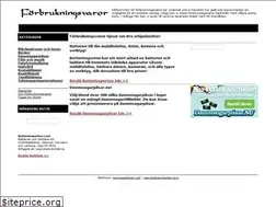 Sites similar to forbrukningsvaror.se