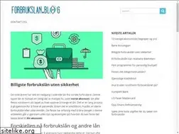 Sites similar to forbrukslan.blog