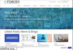 Sites similar to force11.org