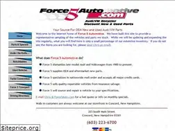 Sites similar to force5auto.com