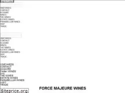 Sites similar to forcemajeurevineyards.com