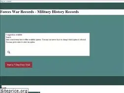 Sites similar to forces-war-records.com