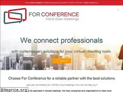 Sites similar to forconference.eu