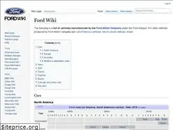 Sites similar to ford-wiki.com