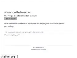 Sites similar to fordhalmai.hu
