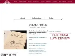 Sites similar to fordhamlawreview.org