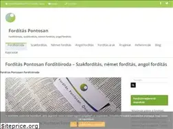 Sites similar to forditaspontosan.hu