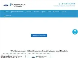Sites similar to fordlincolnoffranklinservice.com