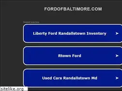 Sites similar to fordofbaltimore.com