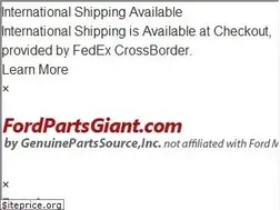 Sites similar to fordpartsgiant.com