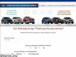 Sites similar to fordsalutesthosewhoserve.com