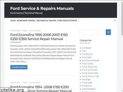 Sites similar to fordservicerepairworkshop.com