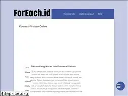 Sites similar to foreach.id