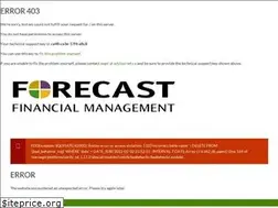 Sites similar to forecastfinancial.com