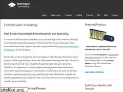 Sites similar to foreclosureuniversity.com