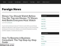 Sites similar to foreign-news.com