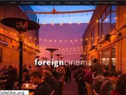 Sites similar to foreigncinema.com