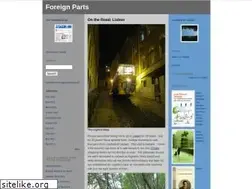 Sites similar to foreignparts.typepad.com