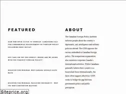 Sites similar to foreignpolicy.ca