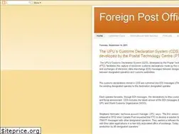Sites similar to foreignpostmumbai.blogspot.com