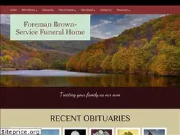 Sites similar to foremanfuneralhome.com
