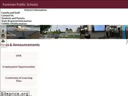 Sites similar to foremanschools.org