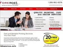 Sites similar to foremostprinting.com