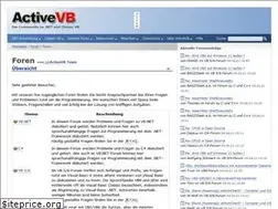 Sites similar to foren.activevb.de