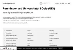Sites similar to foreninger.uio.no