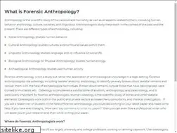 Sites similar to forensicanthro.com