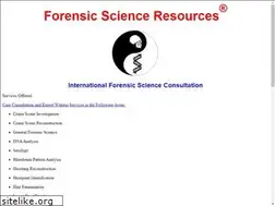 Sites similar to forensicscienceresources.com