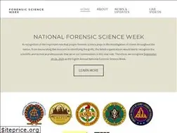 Sites similar to forensicscienceweek.org