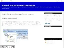 Sites similar to forensicsfromthesausagefactory.blogspot.com