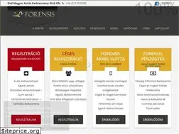 Sites similar to forensis.hu