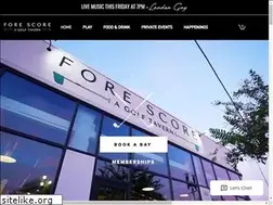 Sites similar to forescoregolf.com