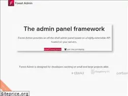 Sites similar to forestadmin.com