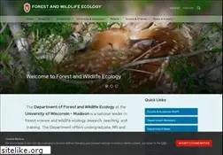 Sites similar to forestandwildlifeecology.wisc.edu